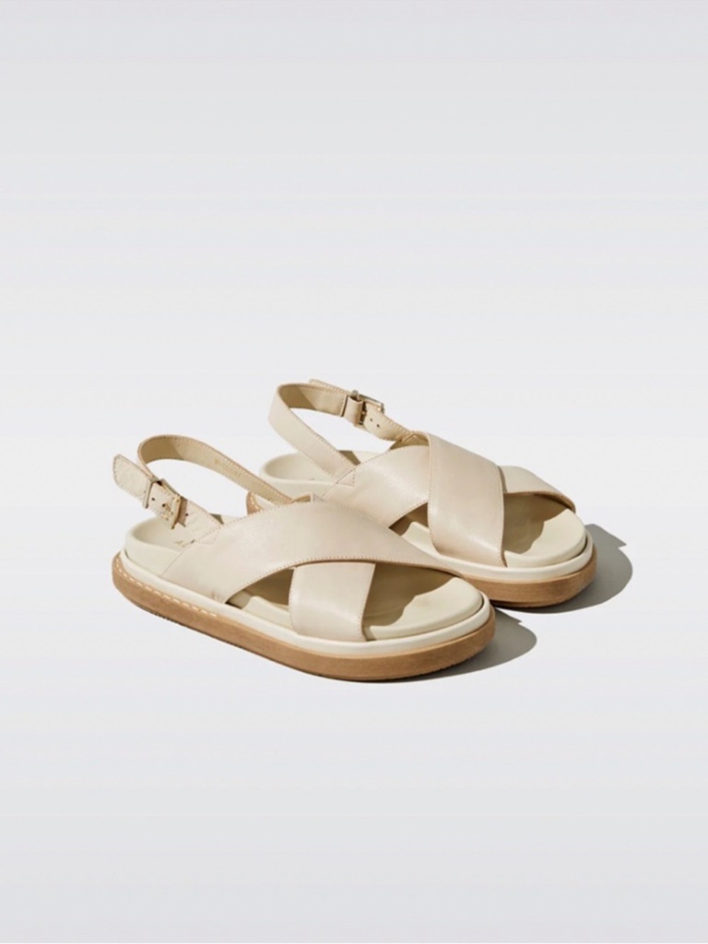 ALOHAS marshmallow nico slingback sandals